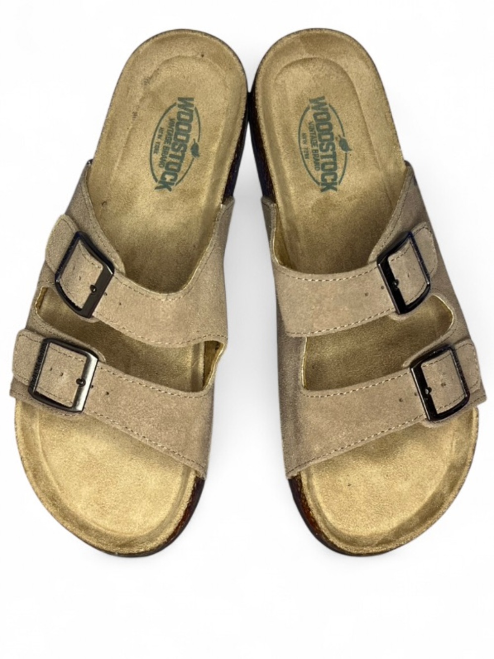 NWOT - Women’s Woodstock Double Strap Sandals Size 8